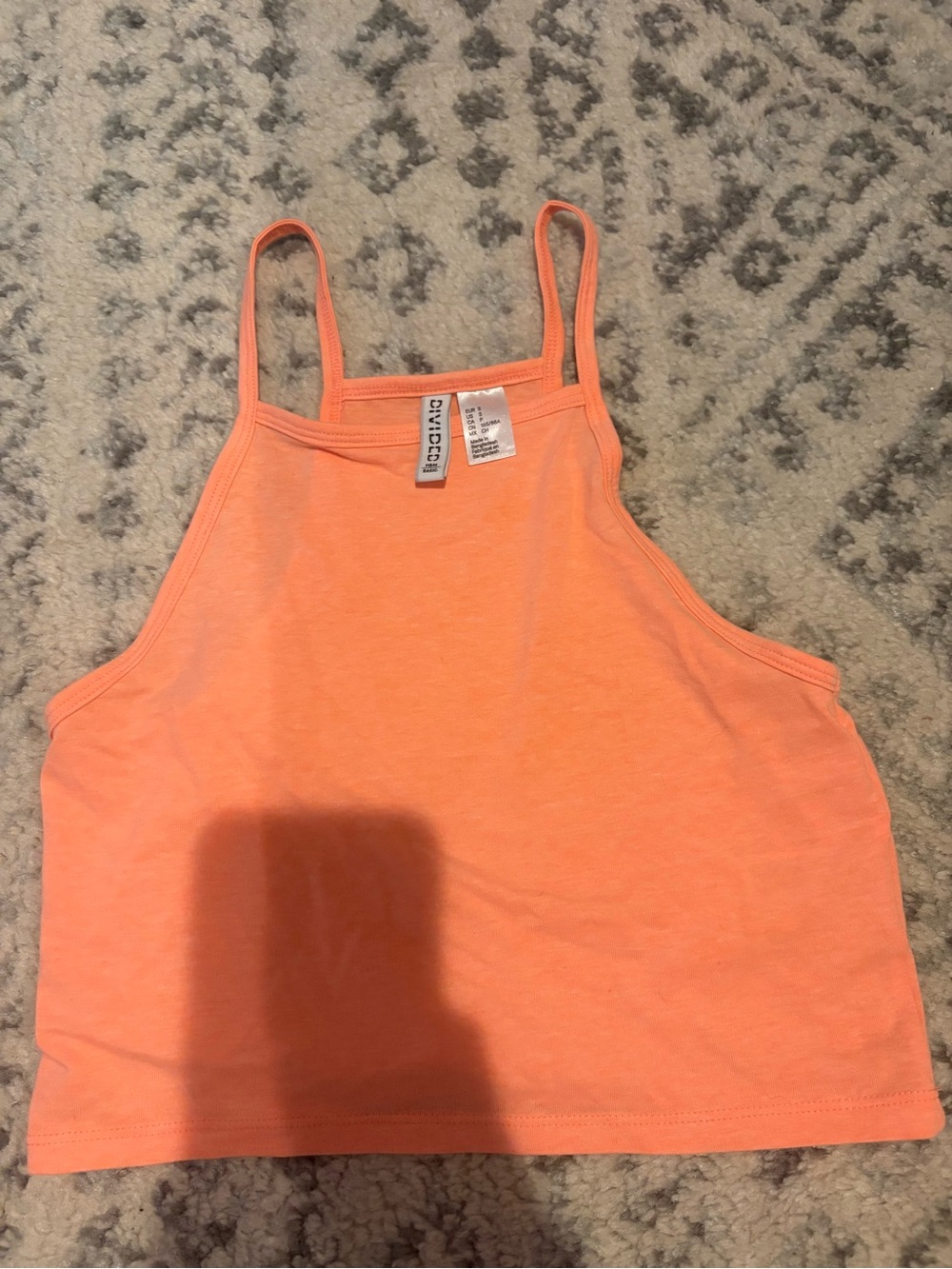 DIVIDED Coral Cropped Tank Top - Women's